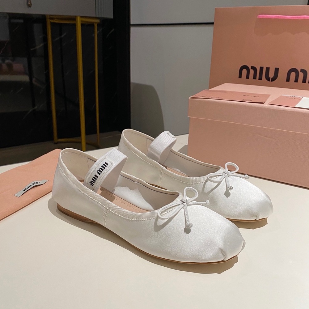 Miu Miu Women's Ballet Flats - Picture 3 of 8